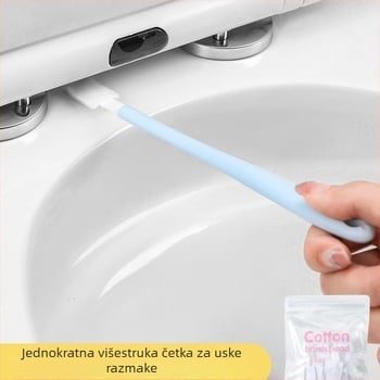 Jednokratni set četkica za prostor između WC-a za kućnu upotrebu, plastika, ambalaža na veliko, 20 g, lansiran proljeće 2021, brenda Friendly