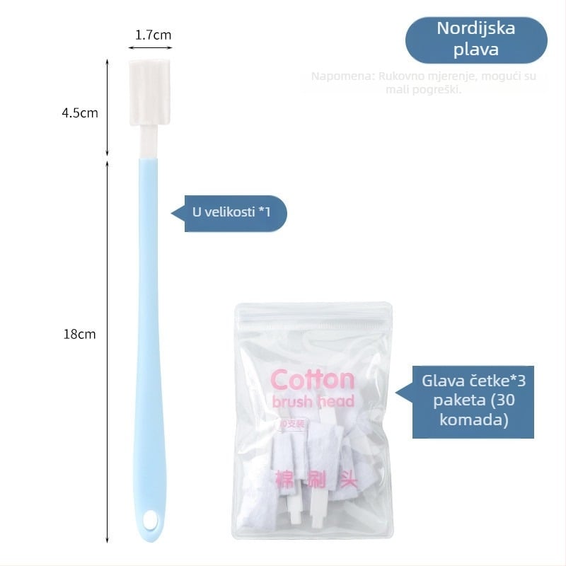 Jednokratni set četkica za prostor između WC-a za kućnu upotrebu, plastika, ambalaža na veliko, 20 g, lansiran proljeće 2021, brenda Friendly