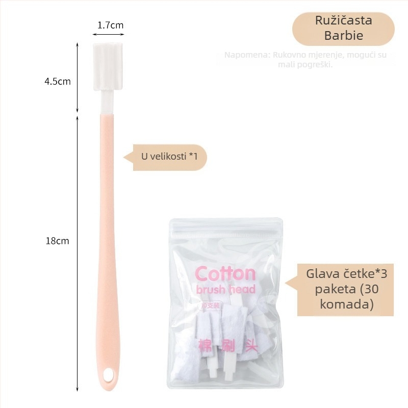 Jednokratni set četkica za prostor između WC-a za kućnu upotrebu, plastika, ambalaža na veliko, 20 g, lansiran proljeće 2021, brenda Friendly