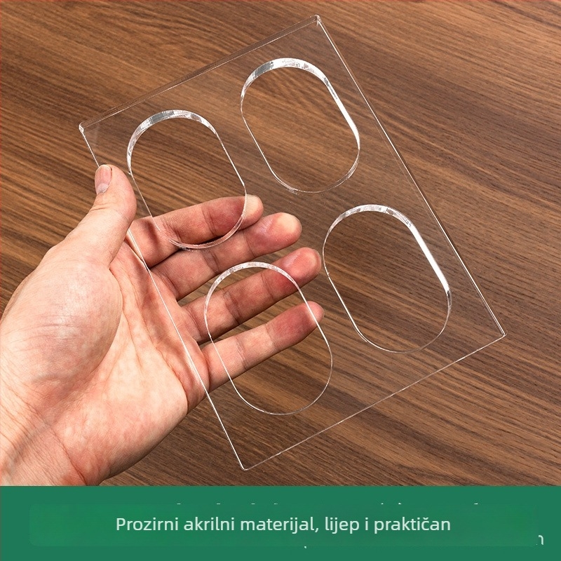 Akrilni kalup za kekse s nepravilnim oblikom za DIY pečenje