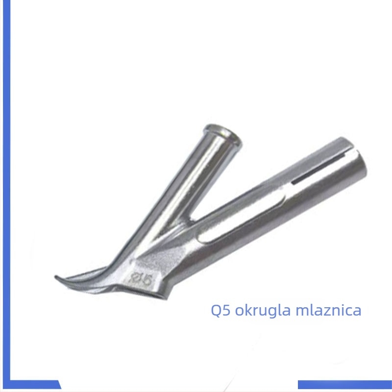 Set mlaznica od nehrđajućeg čelika za toplinski zrak – brza trokutasta mlaznica, mlaznica s fiksnom točkom, Y-oblik okrugla mlaznica; kompatibilno Tig150