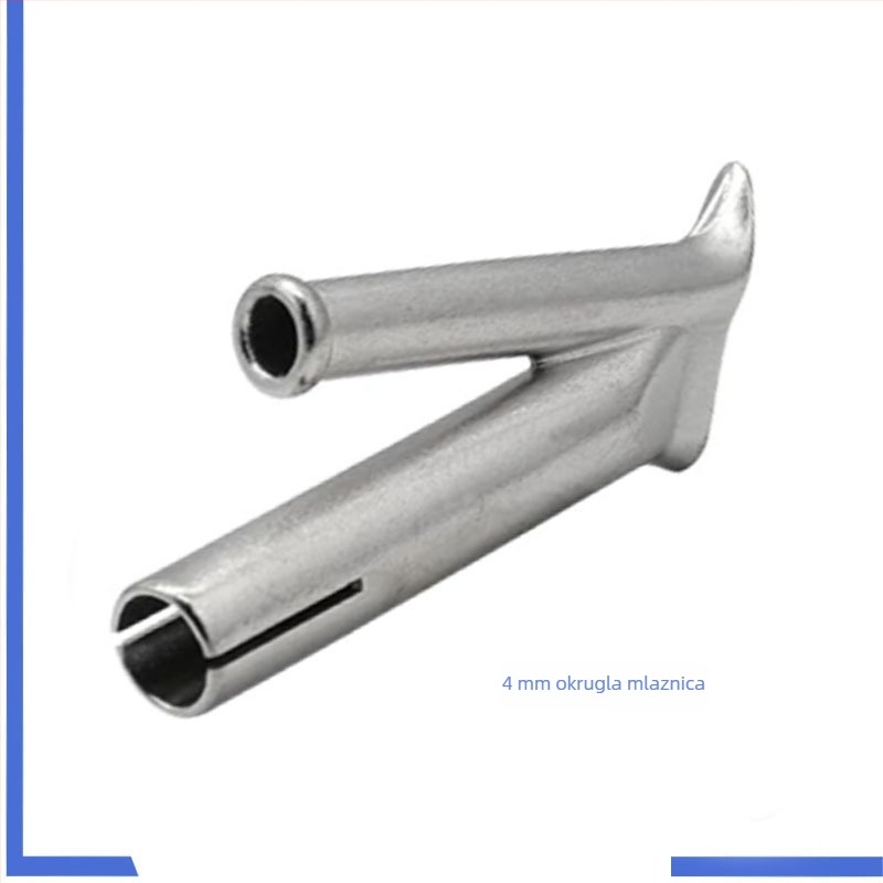 Set mlaznica od nehrđajućeg čelika za toplinski zrak – brza trokutasta mlaznica, mlaznica s fiksnom točkom, Y-oblik okrugla mlaznica; kompatibilno Tig150