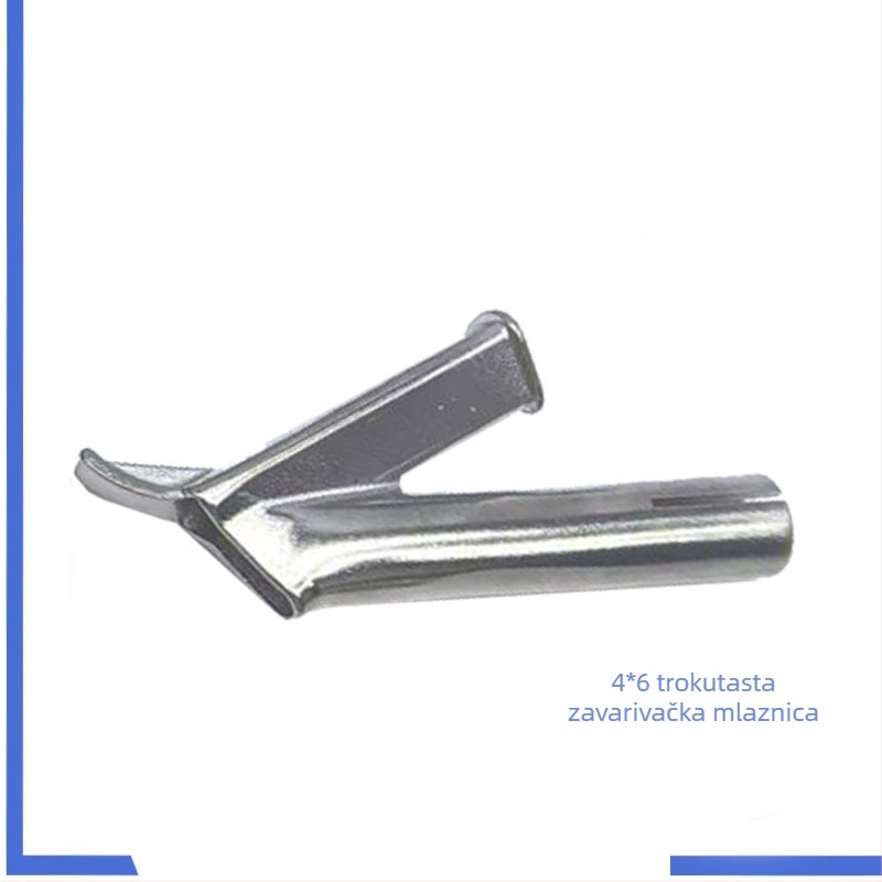 Set mlaznica od nehrđajućeg čelika za toplinski zrak – brza trokutasta mlaznica, mlaznica s fiksnom točkom, Y-oblik okrugla mlaznica; kompatibilno Tig150