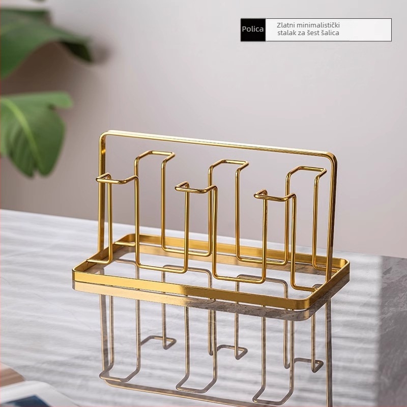 Držač čaša za kućnu upotrebu, željezna konstrukcija, moderni minimalistički stil, skladištenje, marka Sen gaopai