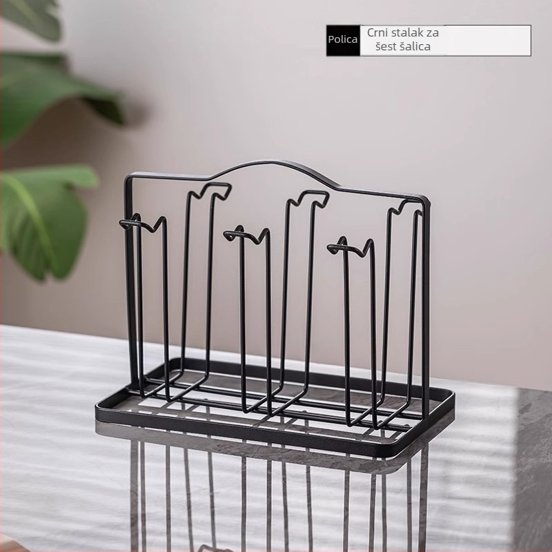 Držač čaša za kućnu upotrebu, željezna konstrukcija, moderni minimalistički stil, skladištenje, marka Sen gaopai