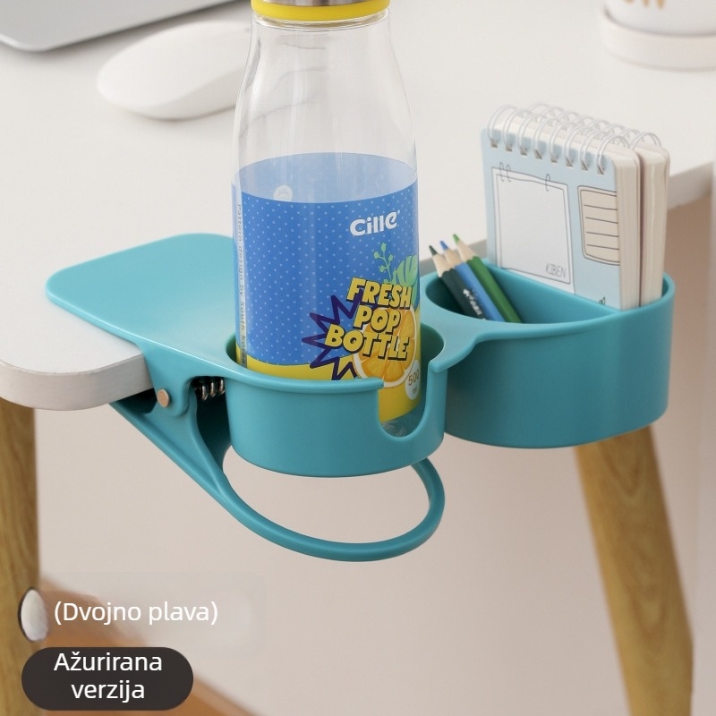 Držač čaše uz rub stola — Plastika, 1,2 kg, Moderne jednostavan stil, Fiksni držač čaše