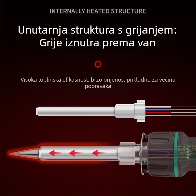 Četverovodični grijni jezgreni element za lemilicu – 150 W, kompatibilan Huanghua 907S, 905S, EP-D100, EP-D200W