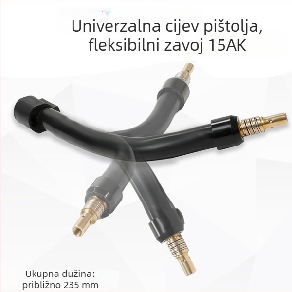 Mige welding gooseneck gun, sekundarna gooseneck cijev; porijeklo Hebei, Kina; ovlaštene privatne marke; nije uvoz