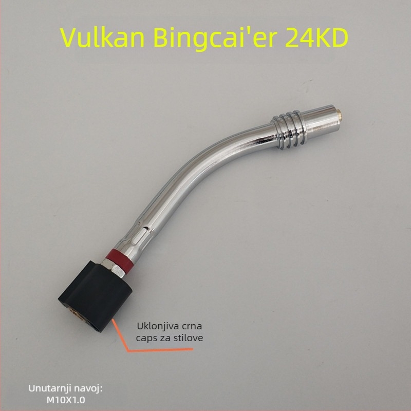 Mige welding gooseneck gun, sekundarna gooseneck cijev; porijeklo Hebei, Kina; ovlaštene privatne marke; nije uvoz