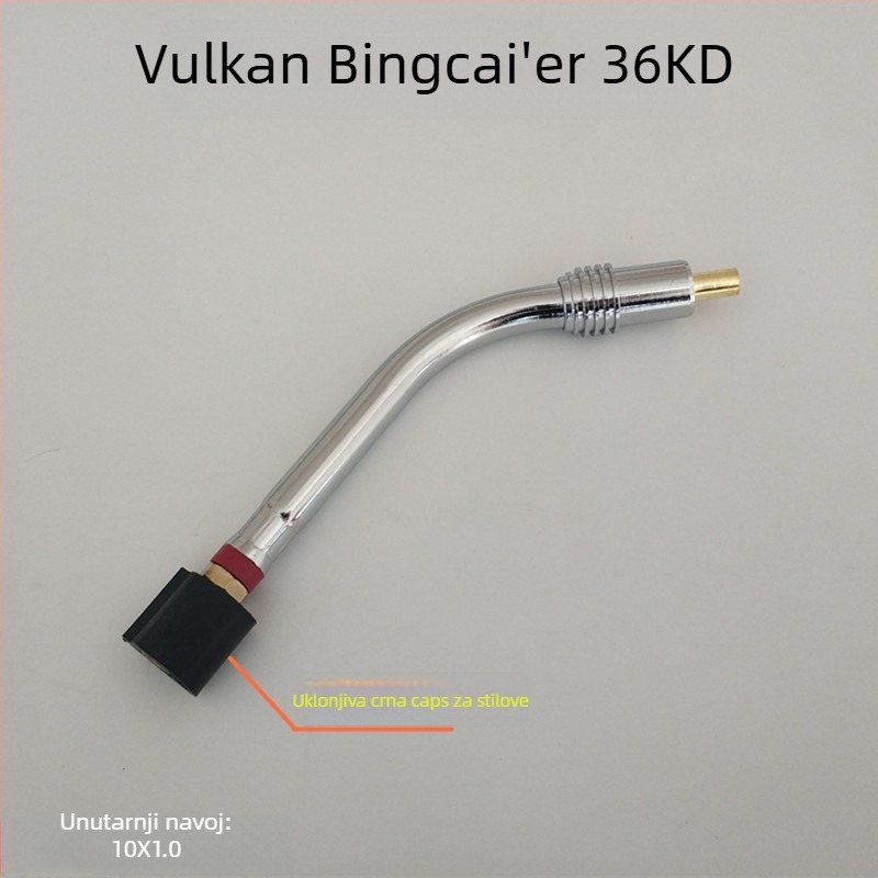 Mige welding gooseneck gun, sekundarna gooseneck cijev; porijeklo Hebei, Kina; ovlaštene privatne marke; nije uvoz