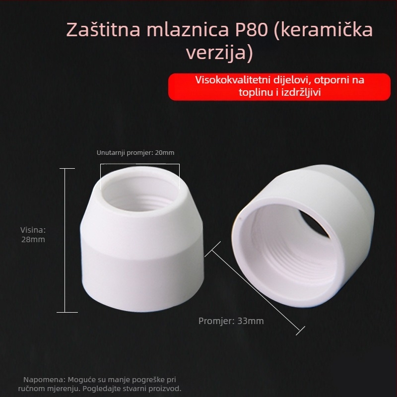 Baijin Plazma za rezanje mlaznica i mlaznica elektroda P80 za LGK80/100/120