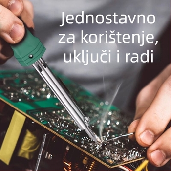 Profesionalna lemilica za spajanje s konstantnom temperaturom, 60W; vanjsko grijanje 40W; keramičko unutarnje grijanje 25W
