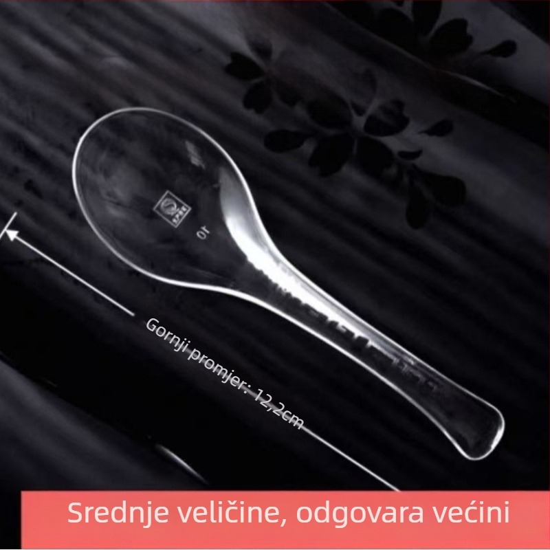 Jednokratni plastični posuđev set: zdjele i štapići, četverodjelni set, okrugle zdjele, otporan na visoke temperature, prehrambene kvalitete
