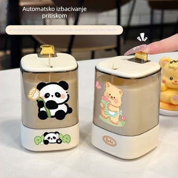 Držač za štipaljke za zube s automatskim izlazom, karikatura stil, plastična konstrukcija, za kućnu uporabu