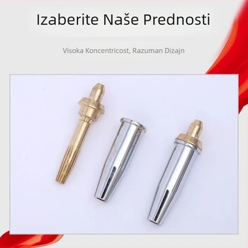 Preet podijeljena mlaznica za rezanje propanom, nehrđajući čelik, za LPG, plamenik za rezanje