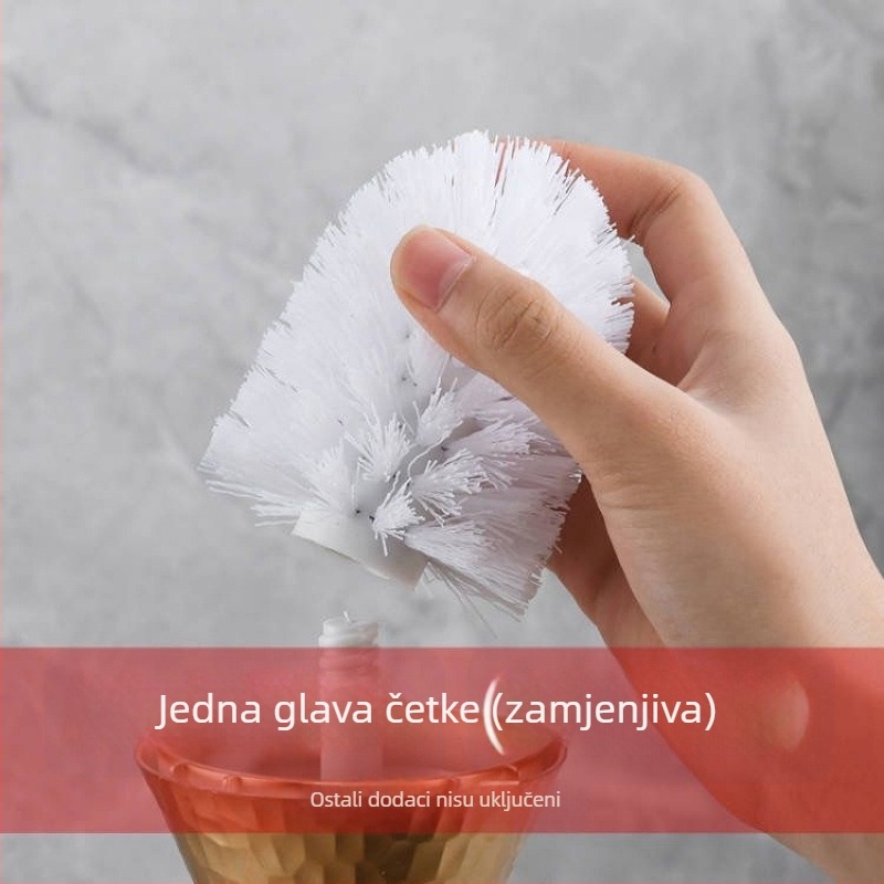 Četka za zahod s dugačkim držalom, samostojeća, premium alat za čišćenje kupaonice