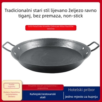 Lijena tava za prženje bez premazivanja, neprimjenjajuća površina, kompatibilna s indukcijskim i plinskim pločama
