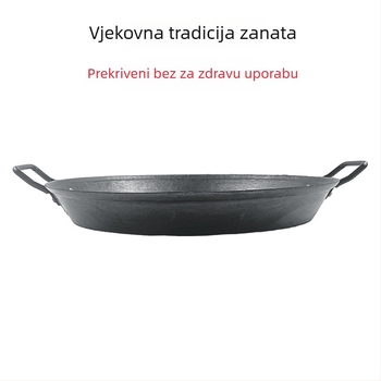 Lijena tava za prženje bez premazivanja, neprimjenjajuća površina, kompatibilna s indukcijskim i plinskim pločama