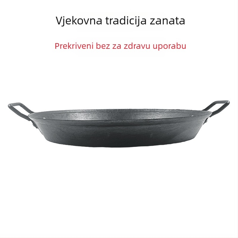 Lijena tava za prženje bez premazivanja, neprimjenjajuća površina, kompatibilna s indukcijskim i plinskim pločama