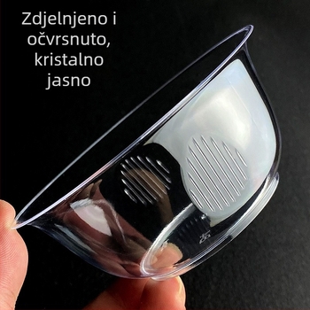 Jednokratna zdjela Li shen, debeli plast, oko 300 ml, paket 20 komada