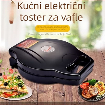 Električno tava za palačinke s dvostrukim grijanjem, promjer 28–32 cm, snaga 1200–1500 W, upravljanje gumbima