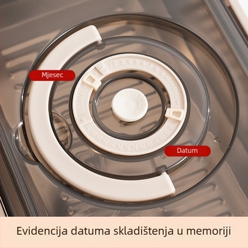 Pravougaona čelična kutija za skladištenje sa brtvom, kompatibilna s mikrovalnom i zagrijavanjem, čuva svježinu za piknik