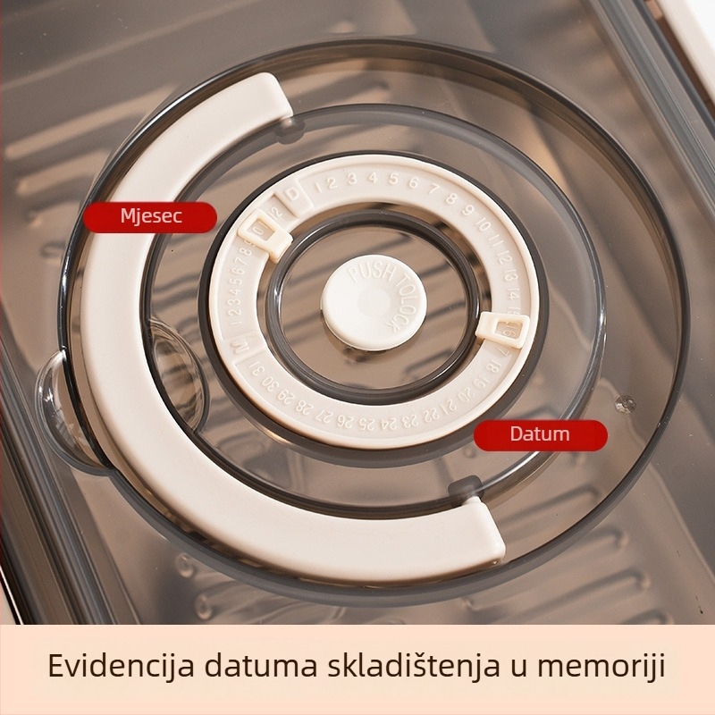 Pravougaona čelična kutija za skladištenje sa brtvom, kompatibilna s mikrovalnom i zagrijavanjem, čuva svježinu za piknik