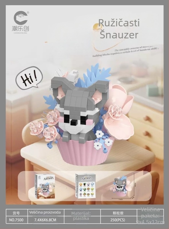 Set mikroplastinih blokova za slaganje – slaganje i puzzle, kompatibilno, 200–400 komada, uzrast 7–14 godina, unisex