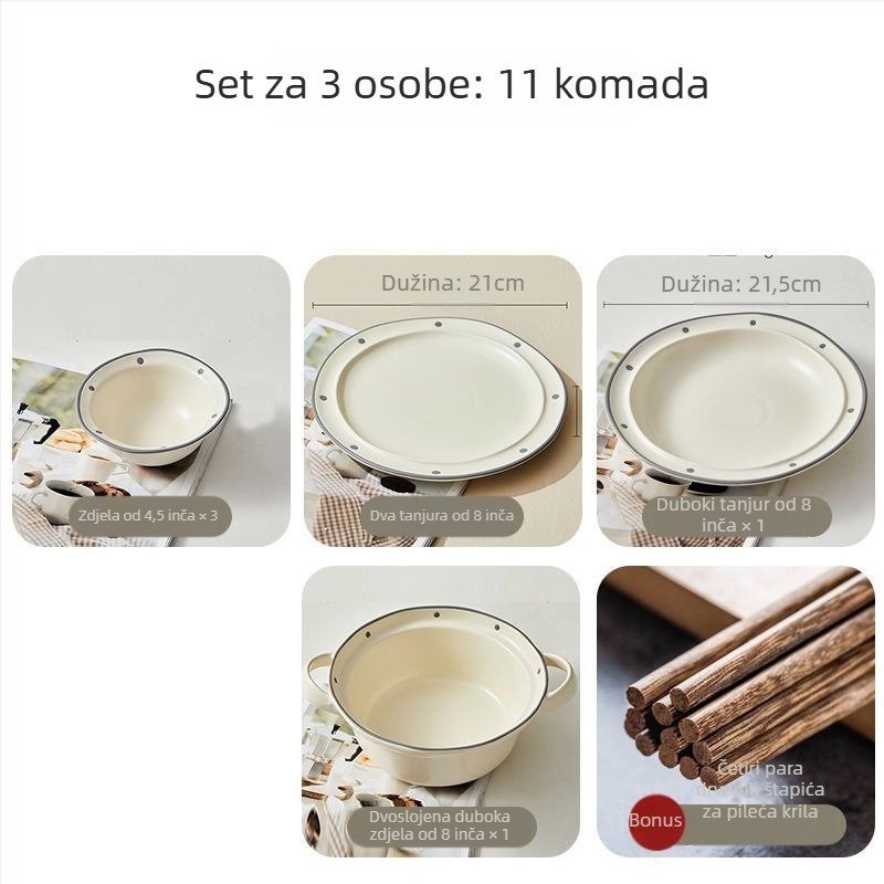 Dnevni tanjur, ovalni oblik, keramika, jednobojni, moderni minimalizam, površina sprejem