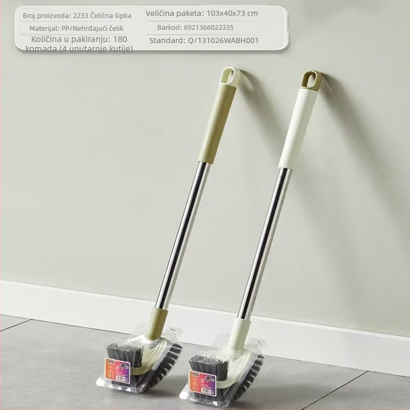 Set četki za WC za kućnu upotrebu, bez bušenja, temeljito čišćenje kutova