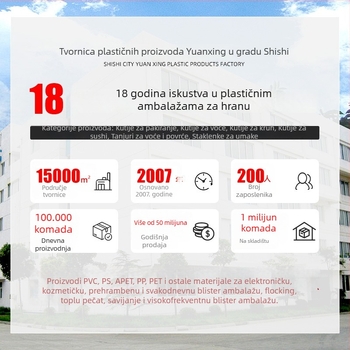 Jednokratna posuda za umake s poklopcem za dostavu, nepropusna, podijeljene pregrade 1–6, PET materijal