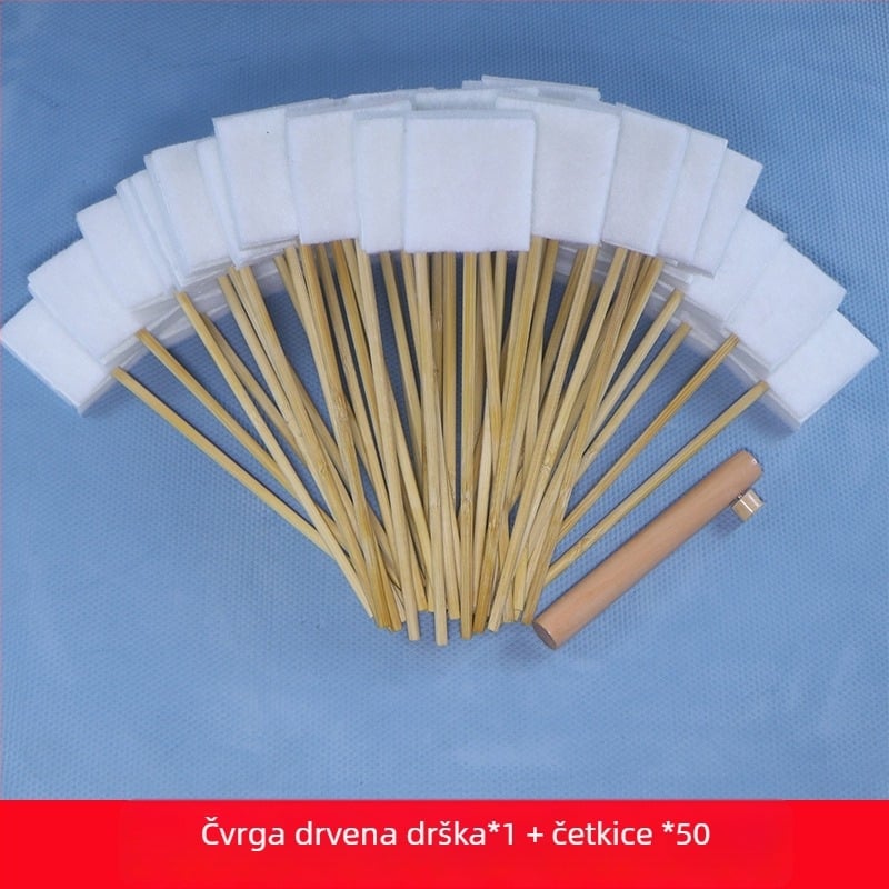 Jednokratna četka za zahod za kućnu upotrebu — bez mrtvih kutova, čišćenje proreza, zamjensko jezgro, plastika