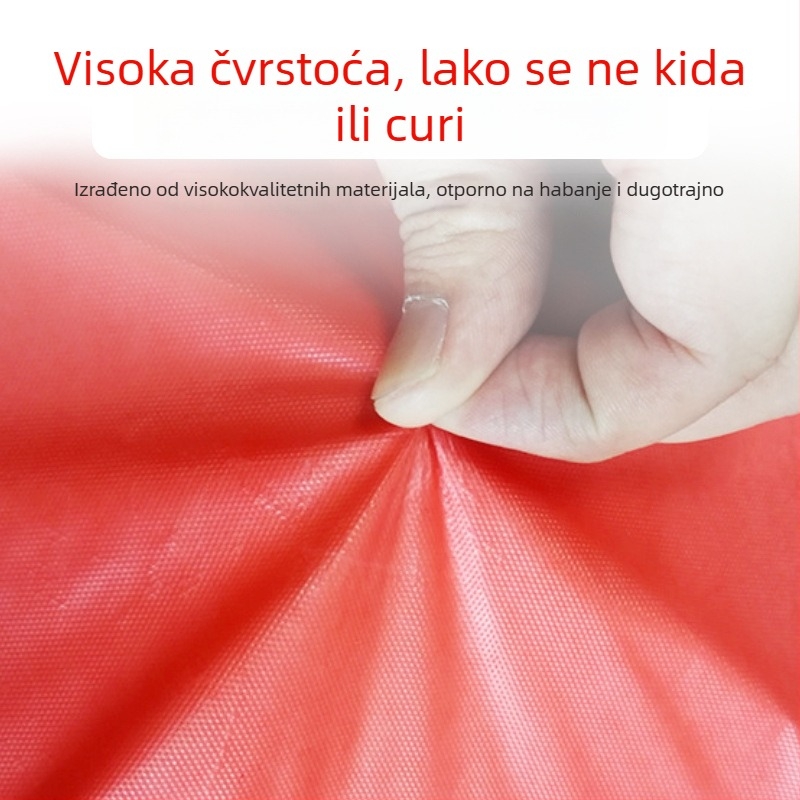 Jednokratna plastična kružna stolnjica, debela, vodootporna