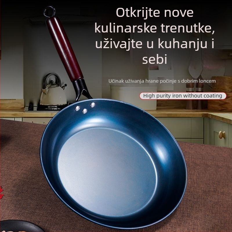 Lijena tava s neprijanjajućim premazom, višeslojno dno, kompatibilna sa svim štednjacima, za omlete i steak, Golden Scale Dragon