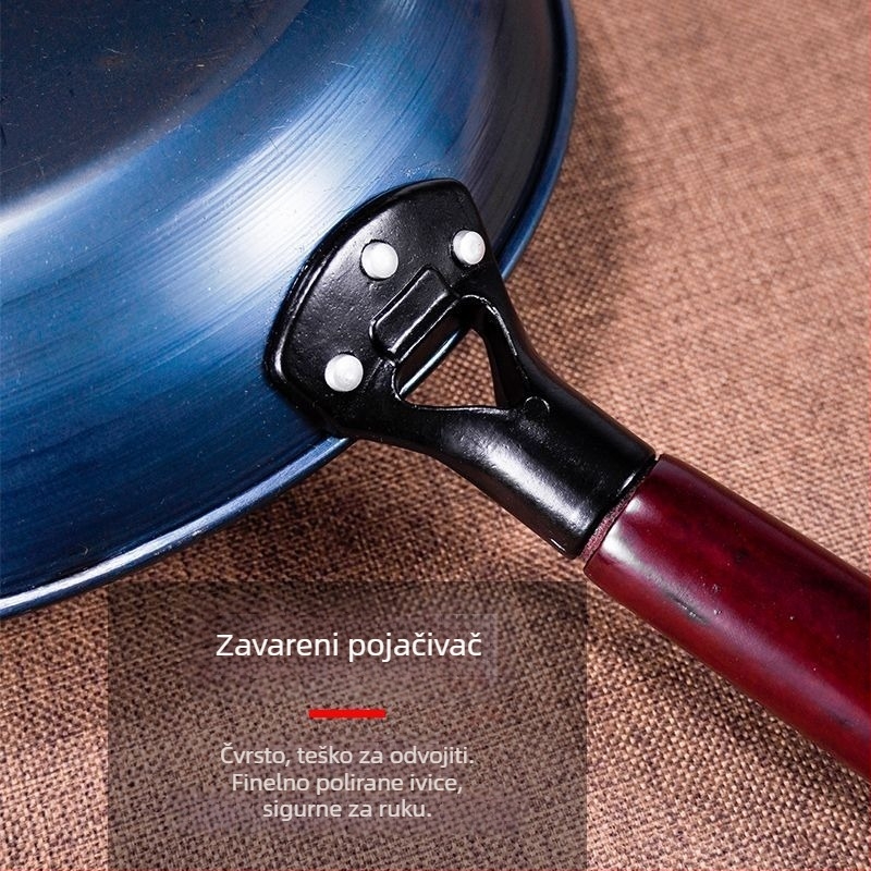 Lijena tava s neprijanjajućim premazom, višeslojno dno, kompatibilna sa svim štednjacima, za omlete i steak, Golden Scale Dragon