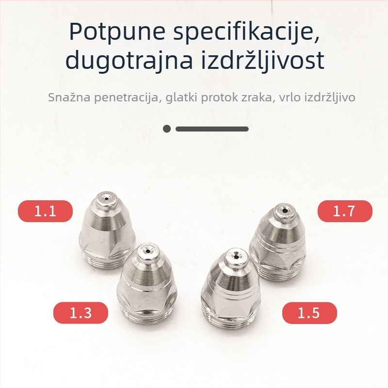 CNC plazma plamenik za rezanje – P80 hafnijski žica, mlaznica, elektroda, pribor za plamenik