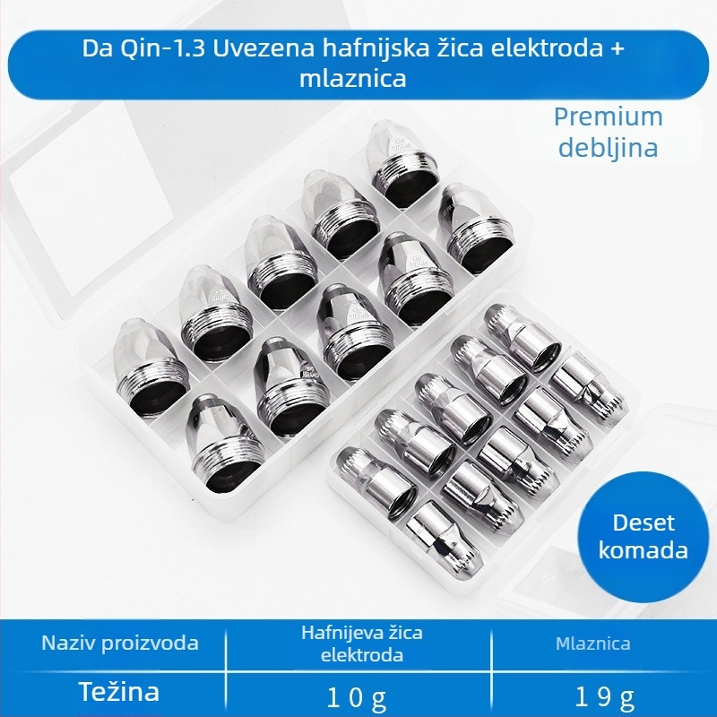 CNC plazma plamenik za rezanje – P80 hafnijski žica, mlaznica, elektroda, pribor za plamenik