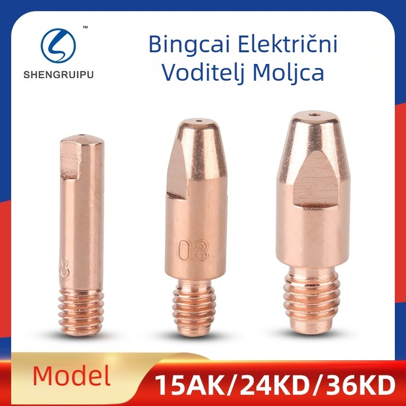 Kontaktna mlaznica za Binzel CO2 MIG pištolj – Sheng ruipu, kompatibilna s 15AK/24KD/36KD