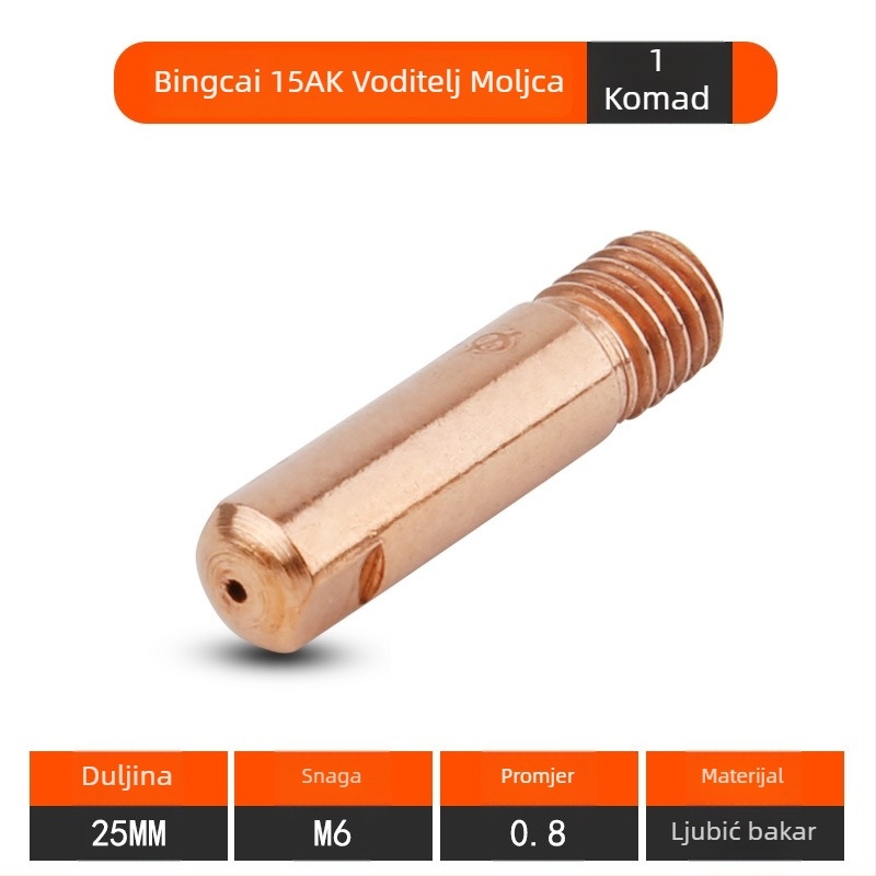 Kontaktna mlaznica za Binzel CO2 MIG pištolj – Sheng ruipu, kompatibilna s 15AK/24KD/36KD