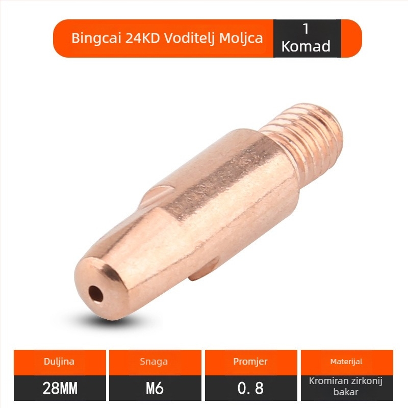 Kontaktna mlaznica za Binzel CO2 MIG pištolj – Sheng ruipu, kompatibilna s 15AK/24KD/36KD