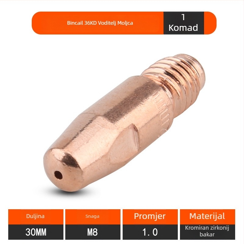 Kontaktna mlaznica za Binzel CO2 MIG pištolj – Sheng ruipu, kompatibilna s 15AK/24KD/36KD
