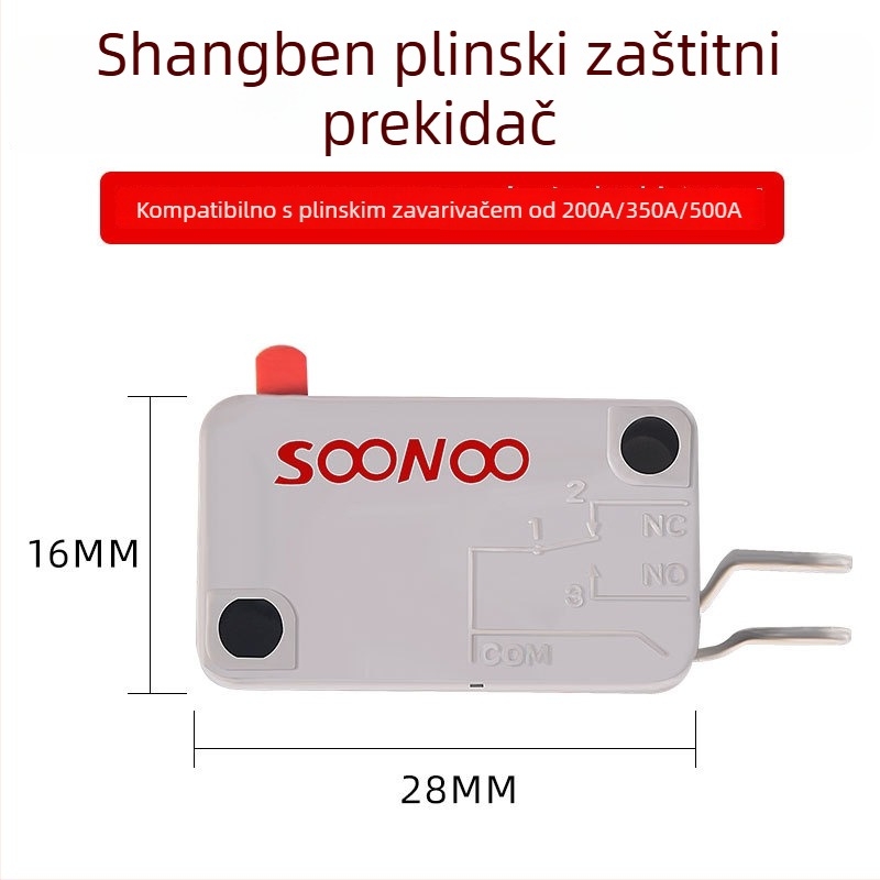 Ouhu dodatna oprema za drugi zavarivački pištolj, plinovima zaštićeni spojeni zavarivanje, serija 200A350A500A, zgusnuti materijal