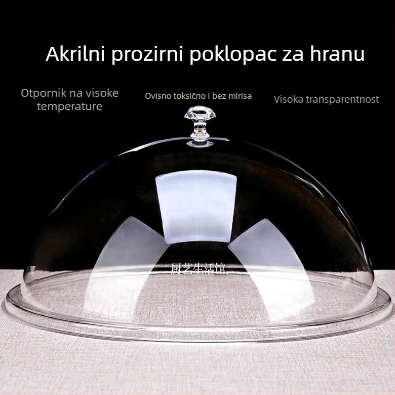 Okrugli plastični poklopac za hranu, jednostavan stil, Kod Cy