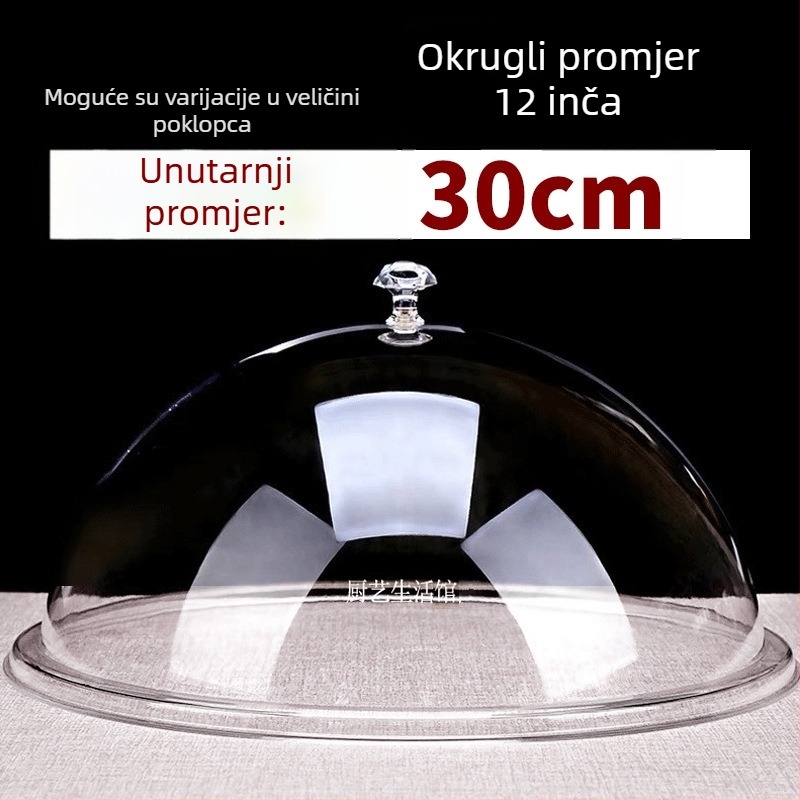 Okrugli plastični poklopac za hranu, jednostavan stil, Kod Cy