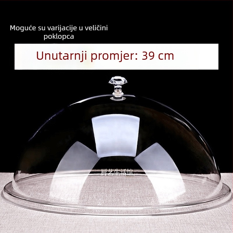 Okrugli plastični poklopac za hranu, jednostavan stil, Kod Cy