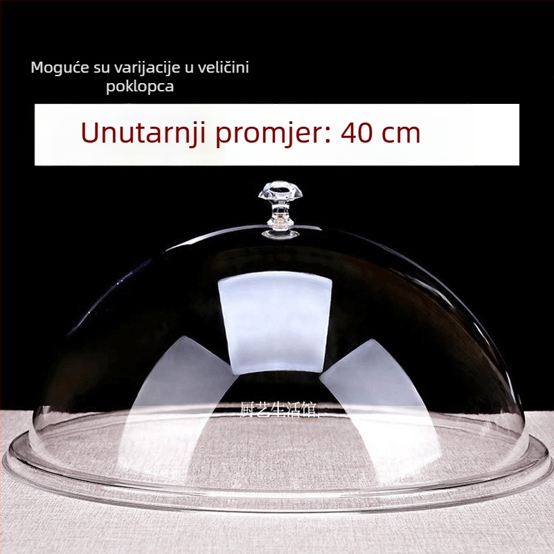 Okrugli plastični poklopac za hranu, jednostavan stil, Kod Cy