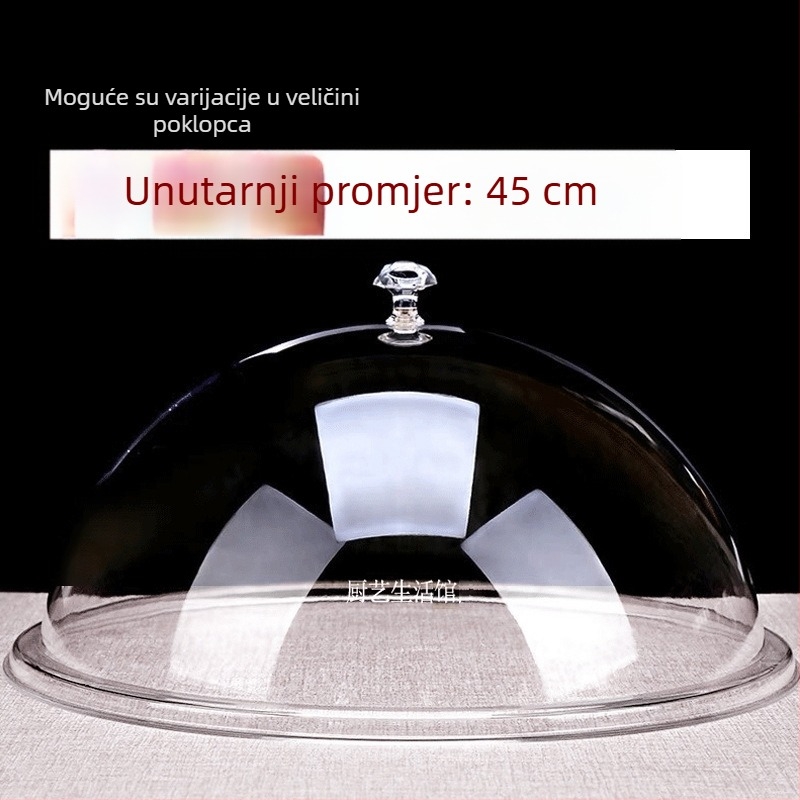 Okrugli plastični poklopac za hranu, jednostavan stil, Kod Cy