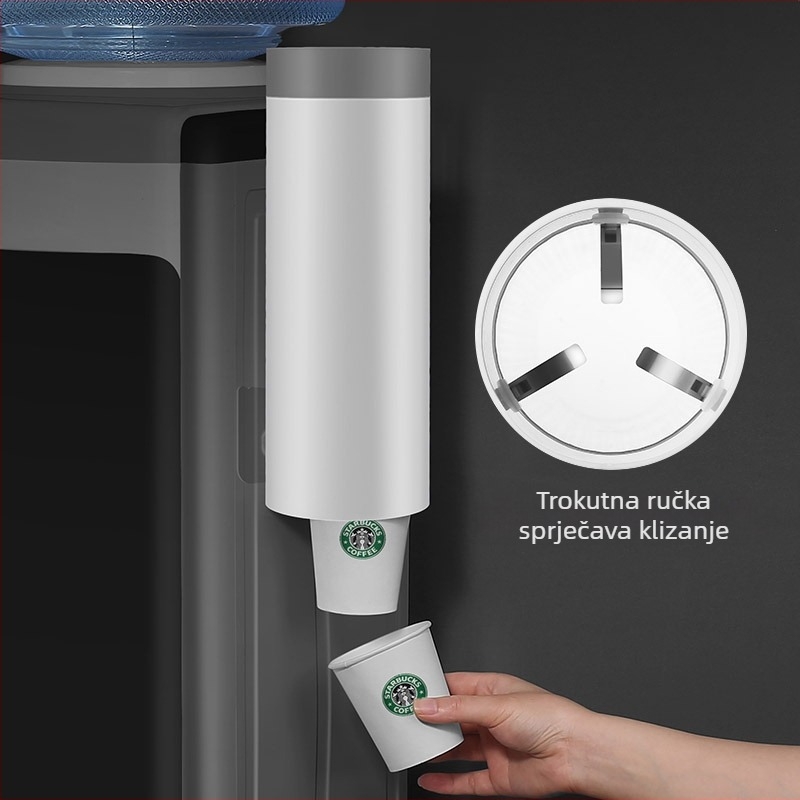 Držač za čaše Wood Ding Ding, plastika, bez bušenja, za zid, 120 g