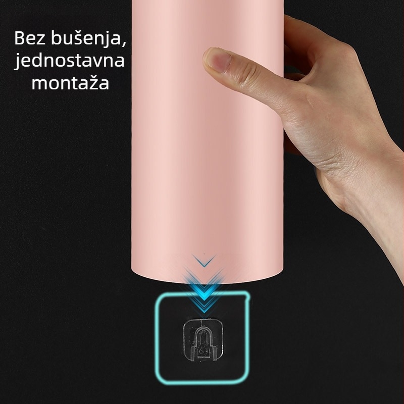 Držač za čaše Wood Ding Ding, plastika, bez bušenja, za zid, 120 g