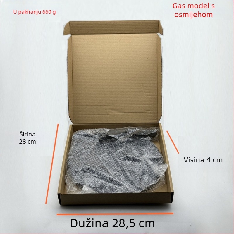 Tava za omletu sa sedam rupa, ne-prijanjajući premaz, aluminijska legura, ravno dno, dubina 1,5 cm